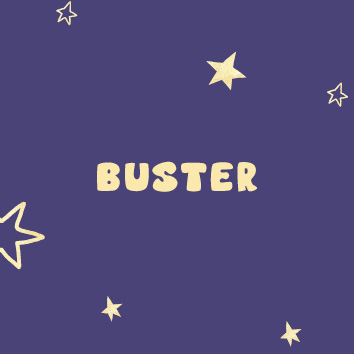 Barnedåb - Buster Bordkort